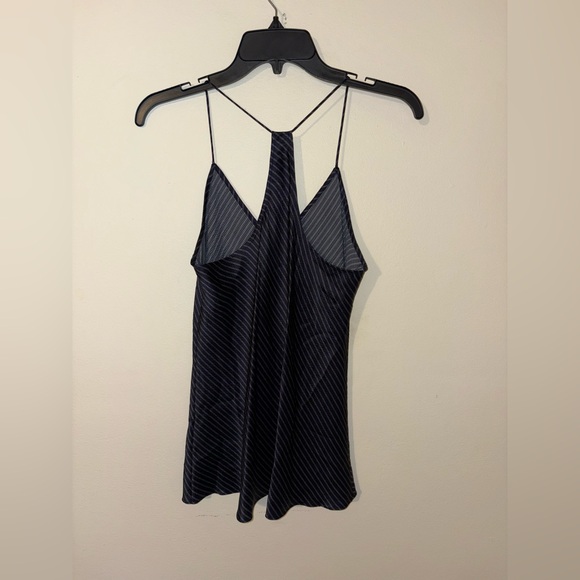 Theory Silk Draped Back Slip Top Size Small - Picture 2 of 8